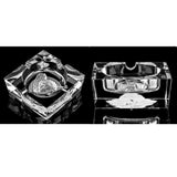 outdoor crystal glass ashtray cigarette cigar cool cute ash tray large classy minimalist angel medusa