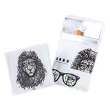 pocket ashtray plastic portable heatproof smokeless ash tray lion