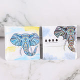 pocket ashtray plastic portable heatproof smokeless ash tray elephant mandala