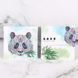 pocket ashtray plastic portable heatproof smokeless ash tray panda mandala
