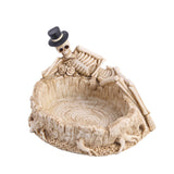 skull skeleton ashtray white resin ash tray gothic witchy cool cute witch outdoor decorative handmade