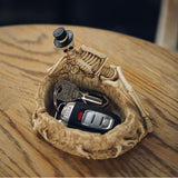 resin ashtray outdoor ash tray resin skeleton gothic