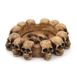 skull ashtray white resin ash tray gothic witchy cool cute witch for men women outdoor decorative handmade