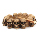 skull ashtray white resin ash tray gothic witchy cool cute witch for men women outdoor decorative handmade