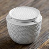 retro cup ashtray with lid cute cool ceramic ash tray smokeless lidded covered hammered surface vintage windproof