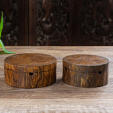 rustic wooden outdoor ashtray with lid cool ash tray covered lidded windproof wood