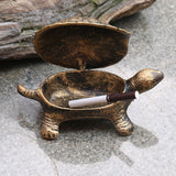 smokeless ashtray outdoor ash tray with lid turtle retro iron