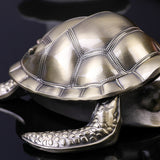 smokeless ashtray outdoor ash tray with lid turtle alloy