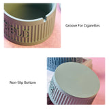 Pretty lady resin ashtray feature image showing removable lid and smooth base