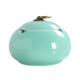 smokeless ashtray outdoor ash tray with lid cute ceramic