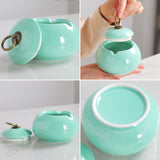 smokeless ashtray outdoor ash tray with lid cute ceramic