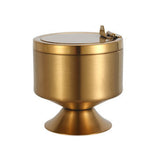 smokeless ashtray with lid outdoor ash tray metal stainless steel