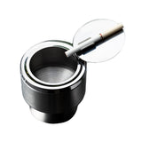 smokeless ashtray with lid outdoor ash tray metal stainless steel