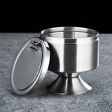 smokeless ashtray with lid outdoor ash tray metal stainless steel