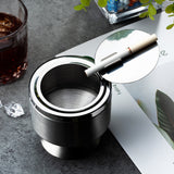 smokeless ashtray with lid outdoor ash tray metal stainless steel