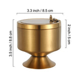 smokeless ashtray with lid outdoor ash tray metal stainless steel