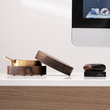 smokeless outdoor ashtray with lid ash tray wooden wood