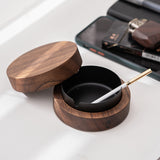 smokeless outdoor ashtray with lid ash tray wooden wood