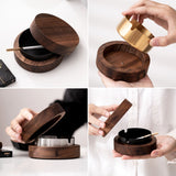 smokeless outdoor ashtray with lid ash tray wooden wood