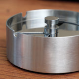 cool outdoor ashtray with lid cute metal covered ash tray flip lid large windproof smokeless modern stainless steel