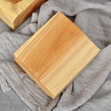 outdoor ashtray wooden ash tray irregular rustic natural